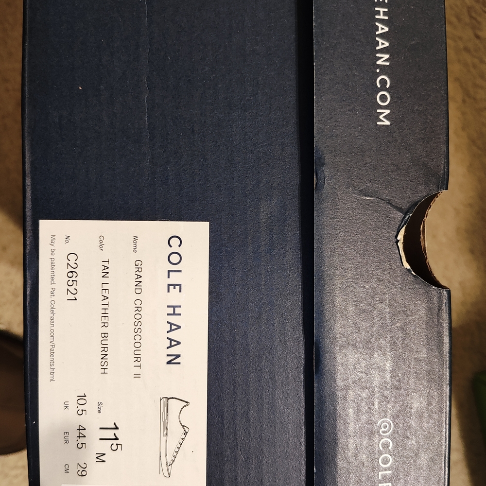 Cole Haan Tan Leather Sneakers